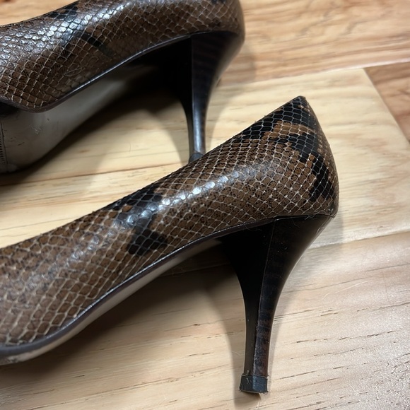 Leather Pumps with Snakeskin Appearance! - Picture 6 of 6